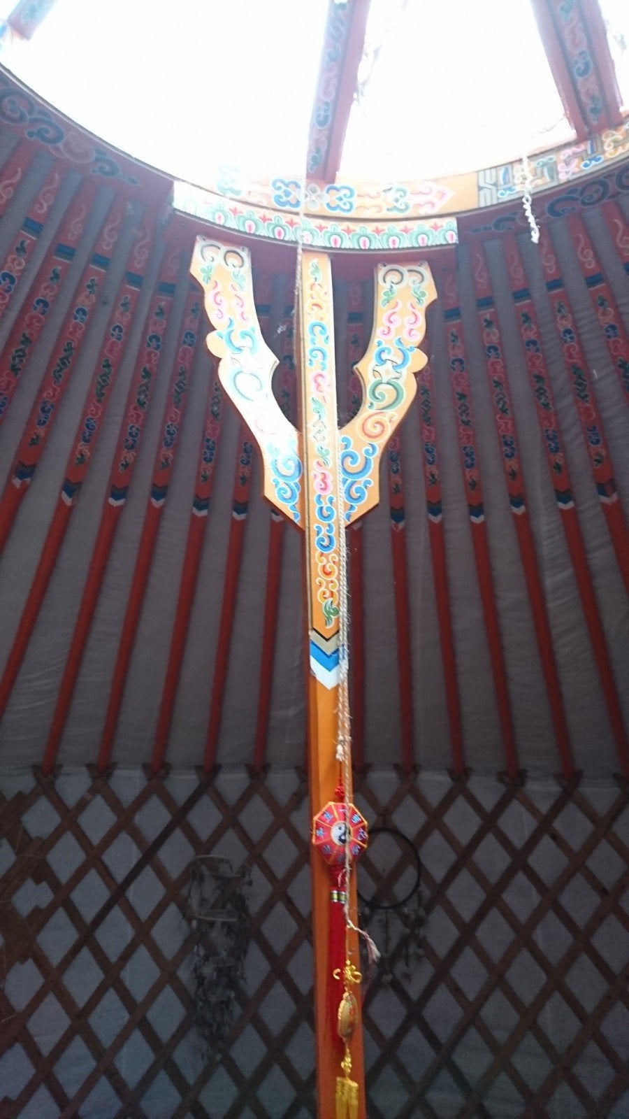 Mongoolse Yurt / Ger 7 muurs met platform en kachel, Ophalen