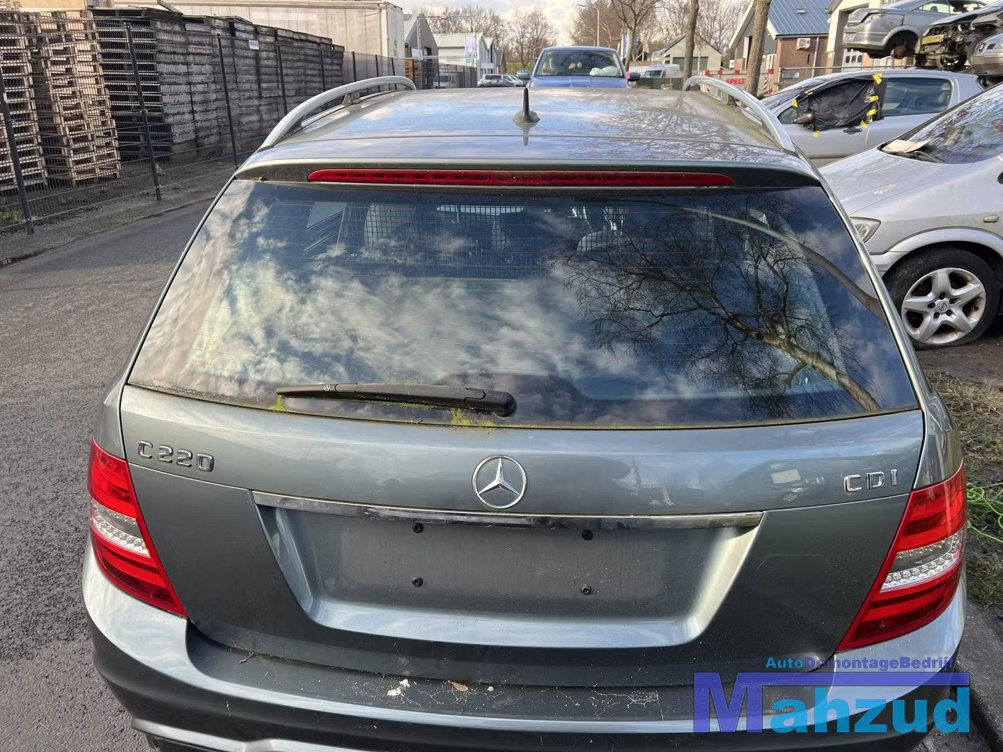 MERCEDES C S204 Groen 779 achterklep 2011-2013, Auto-onderdelen, Gebruikt, Mercedes-Benz AG, Deur, Mercedes-Benz