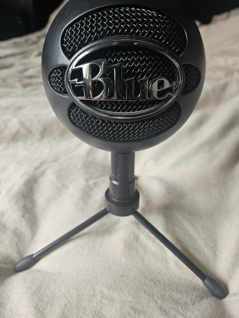 Blue Snowball iCE USB Microfoon - Zwart, Muziek en Instrumenten, Microfoons, Zo goed als nieuw, Studiomicrofoon, Ophalen of Verzenden