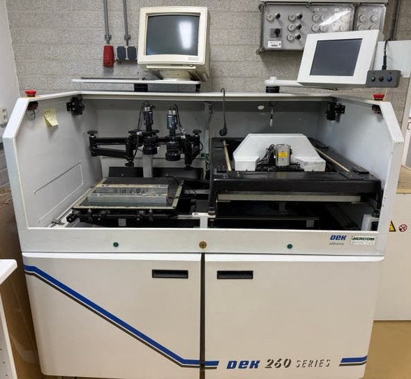 Dek 260 series zeefdrukmachine, Ophalen, Gebruikt