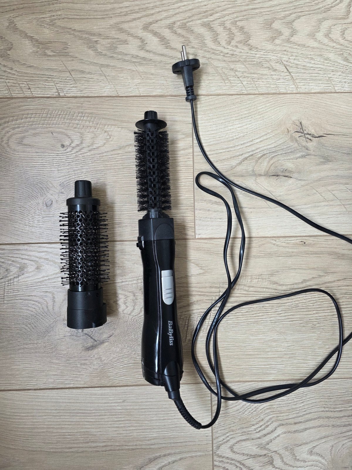 BaByliss Föhnborstel met 2 opzetstukken, Ophalen of Verzenden, Gebruikt, Föhn of Haardroger