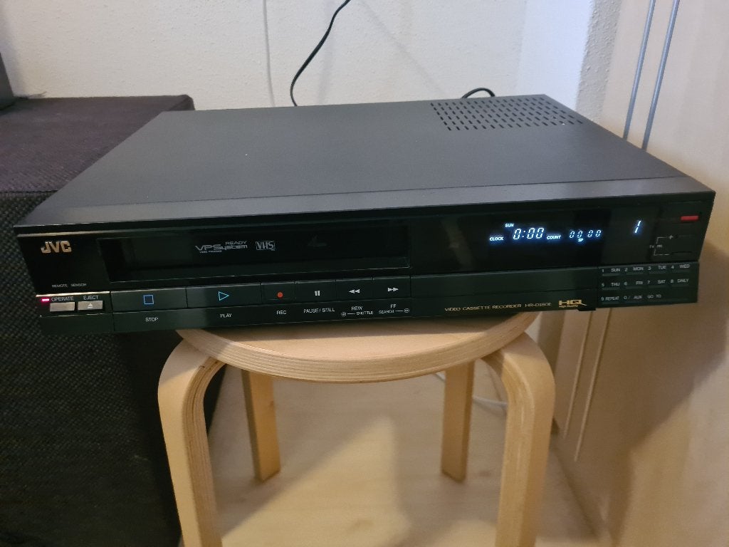 JVC HR-D180E VHS HQ 4 head Videorecorder, Ophalen, Gebruikt, VHS-speler of -recorder