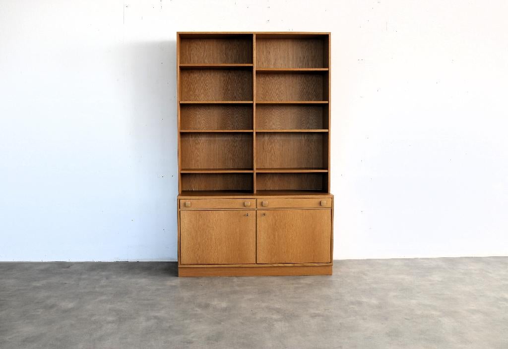 vintage boekenkast | eiken | jaren 60 | Ulferts, ., Eikenhout, ., 150 tot 200 cm