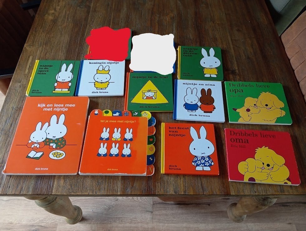 11 Boekjes van Nijntje Dick Bruna en Pim en Wim Dick Bruna, Verzenden, Zo goed als nieuw