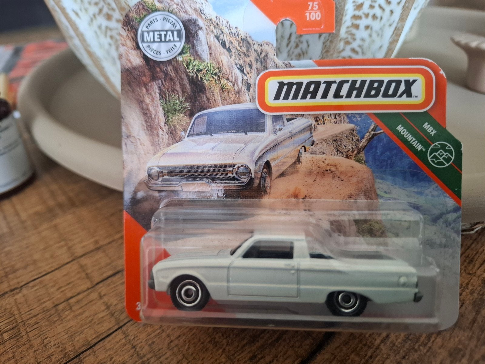 Matchbox MBX Mountain - Witte Auto (Nieuw in verpakking), Ophalen of Verzenden, Nieuw, Auto