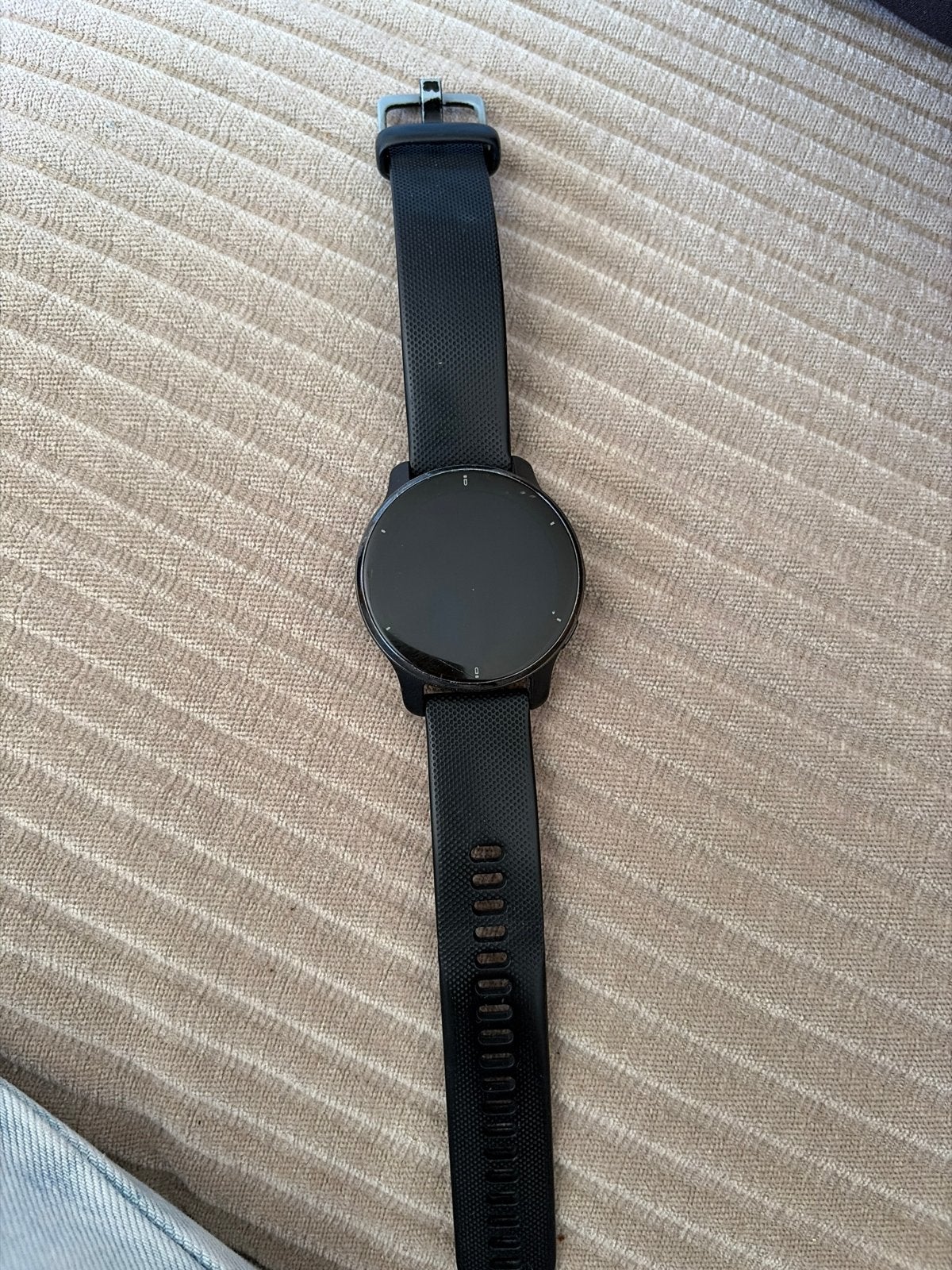 Garmin Venu 2S Smartwatch met lader en doosje, Sieraden, Tassen en Uiterlijk, Smartwatches, Ophalen, Afstand, Zwart, Zo goed als nieuw
