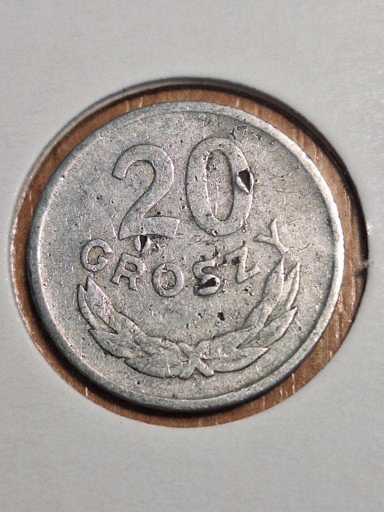 POLEN 20 groszy 1963 (#57), Ophalen of Verzenden, Polen, Losse munt
