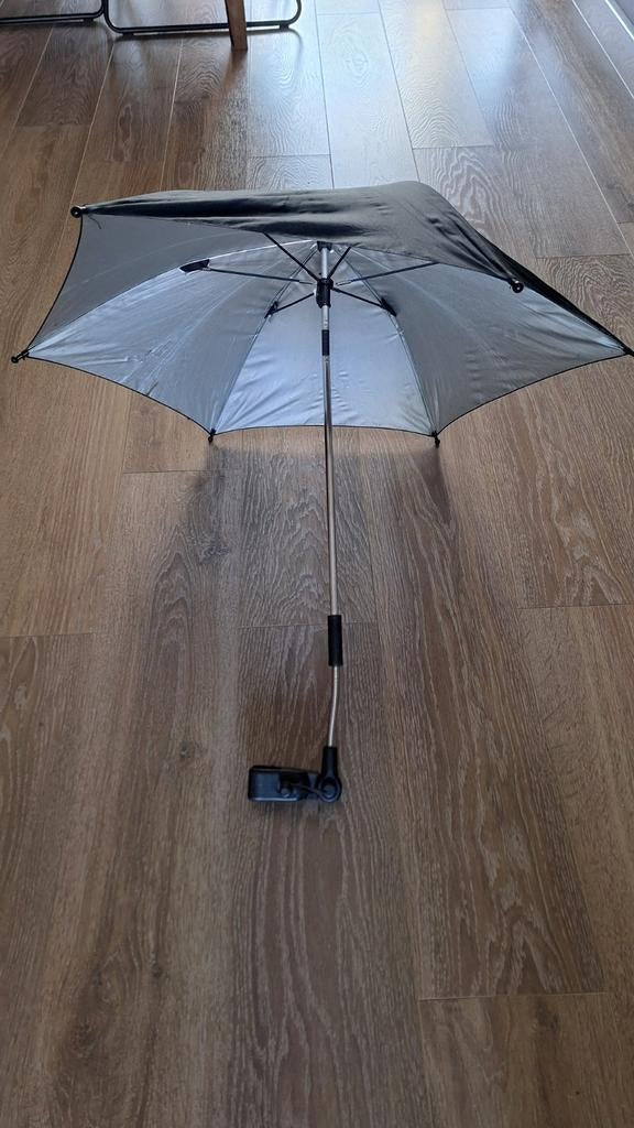 Kinderwagen parasol - Zwart met UV-bescherming, Ophalen, Gebruikt