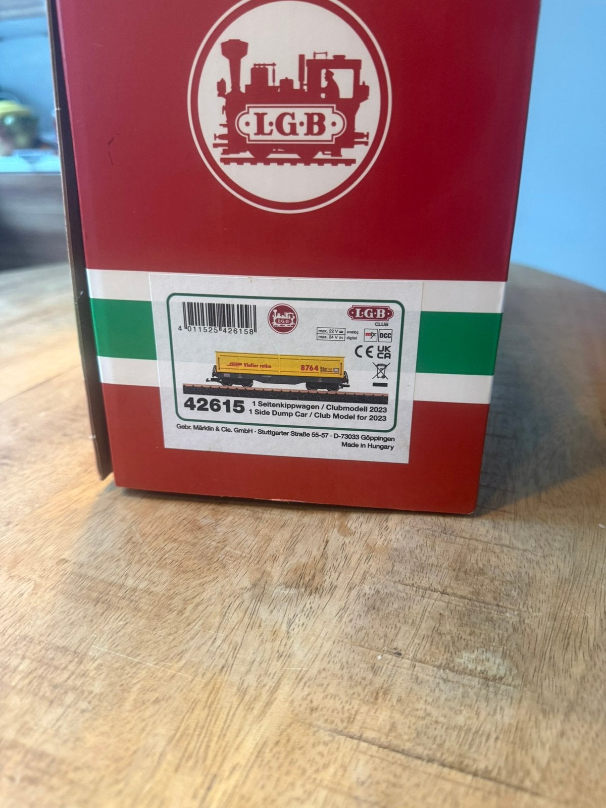 LGB 42615 RhB Seitenkippwagen Facs | CLUBMODEL 2023 | NIEUW, Hobby en Vrije tijd, Ophalen, Nieuw, Wagon