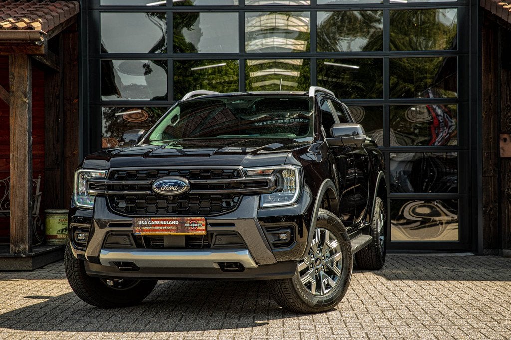 Ford Ranger wildtrak !GRIJS Kenteken! (bj 2025), Auto's, Bestelauto's, Automaat, Euro 6, 4 cilinders, Leder