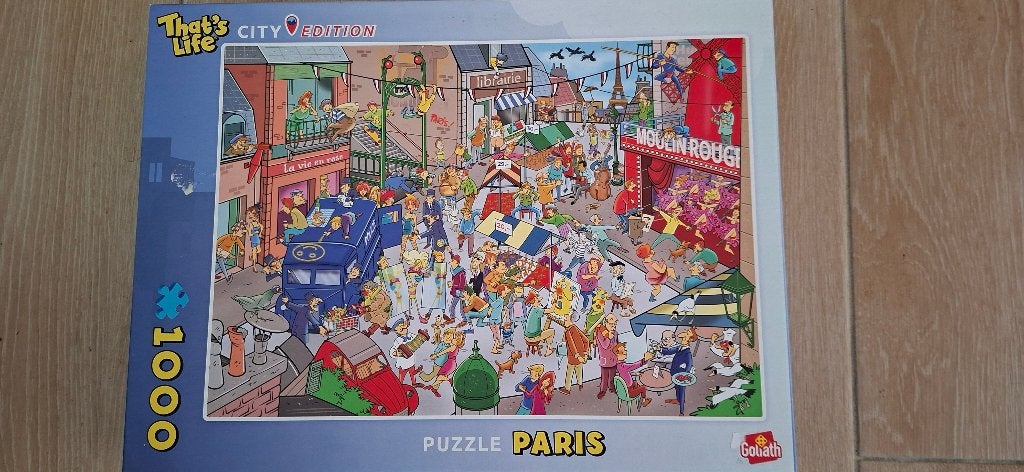 Puzzel That's Life City Edition Parijs, Ophalen of Verzenden, 500 t/m 1500 stukjes, Zo goed als nieuw, Legpuzzel