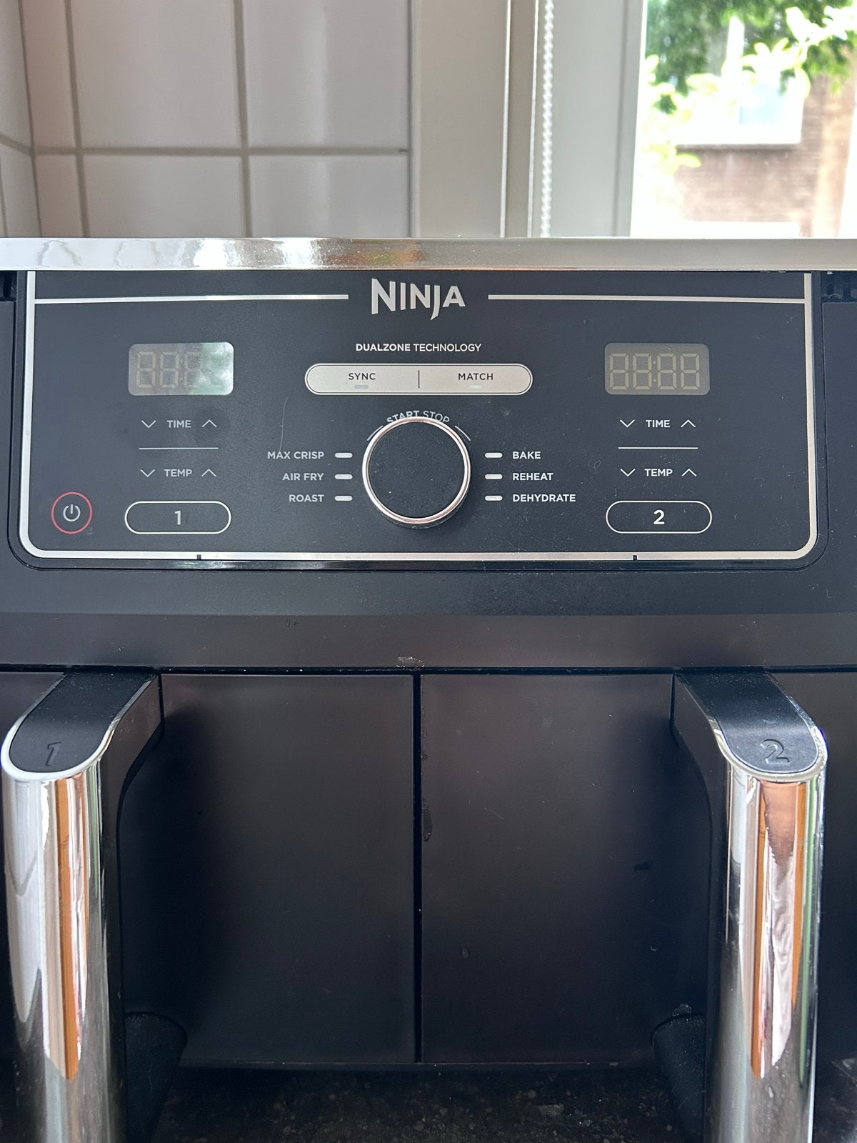 Ninja Foodi Dual Zone Airfryer AF300EU - Zo goed als nieuw, Ophalen, Zo goed als nieuw, Airfryer XL, 1500 gram of meer