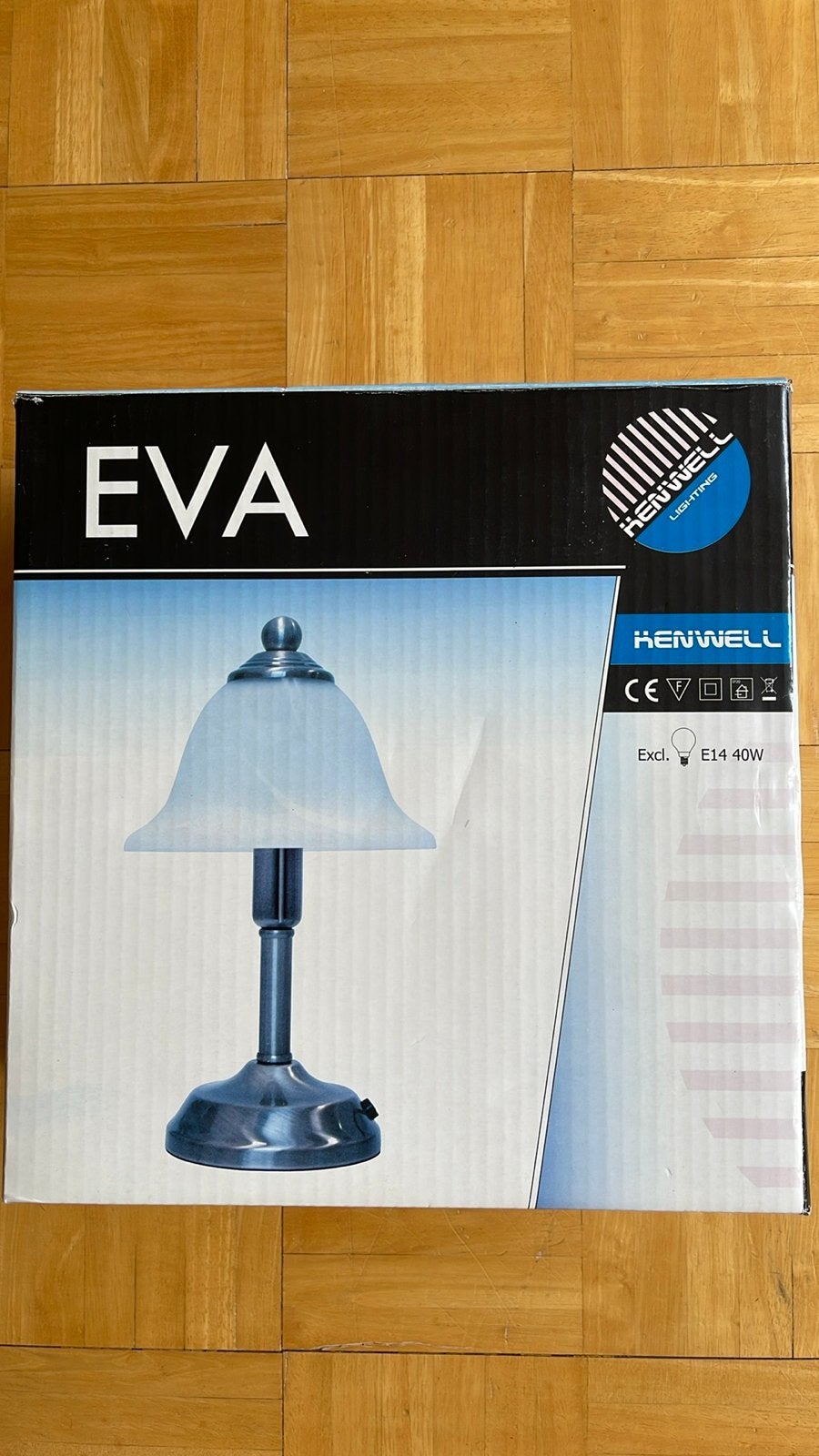 Nieuwe Tafellamp EVA van Kenwell Lighting - In doos, Ophalen of Verzenden, Nieuw, Metaal, Minder dan 50 cm