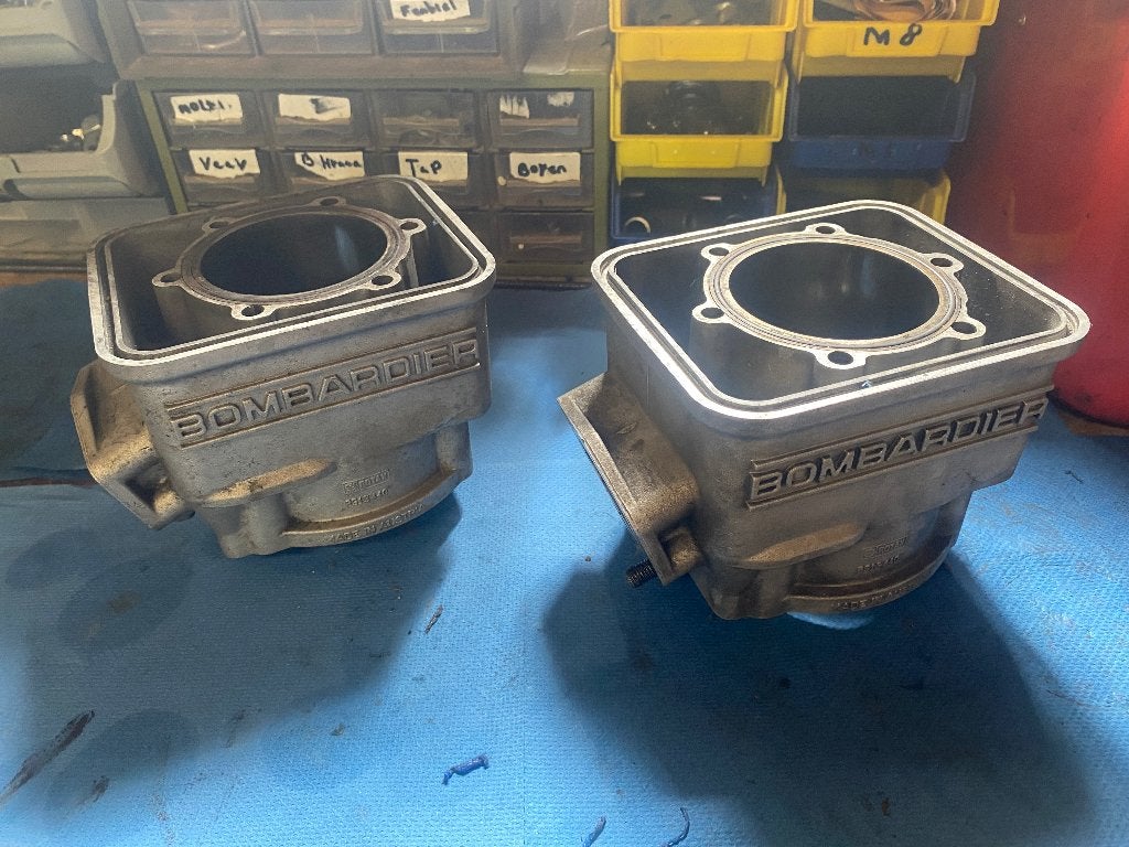 Rotax 582/587 cilinders goede staat, Ophalen of Verzenden, Gebruikt, Motor en Techniek