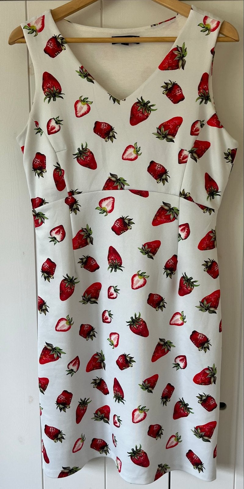 Smashed Lemon jurk met aardbeienprint, maat M/38, Kleding | Dames, Maat 38/40 (M), Wit, Ophalen of Verzenden, Zo goed als nieuw