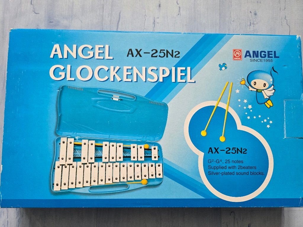 Angel AX-25N2 Glockenspiel - Melodische Percussie, Muziek en Instrumenten, Ophalen of Verzenden, Zo goed als nieuw, Melodische percussie