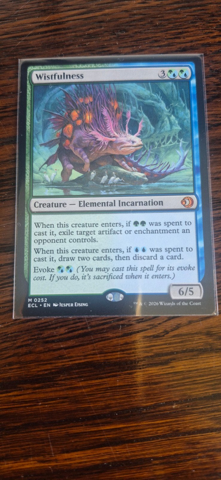 Wistfulness - Magic: The Gathering Kaart, Ophalen of Verzenden, Zo goed als nieuw, Losse kaart
