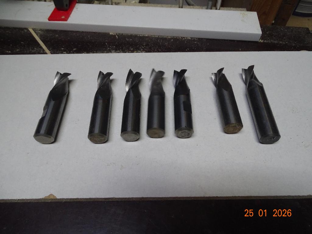 Frezen 8 stuks 3x gecoat, Doe-het-zelf en Verbouw, Ophalen of Verzenden, Elektrisch, Overige soorten