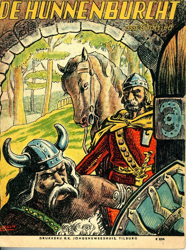 De Hunnenburght - Godfried 1949, Boeken, Ophalen of Verzenden, Gelezen, Fictie