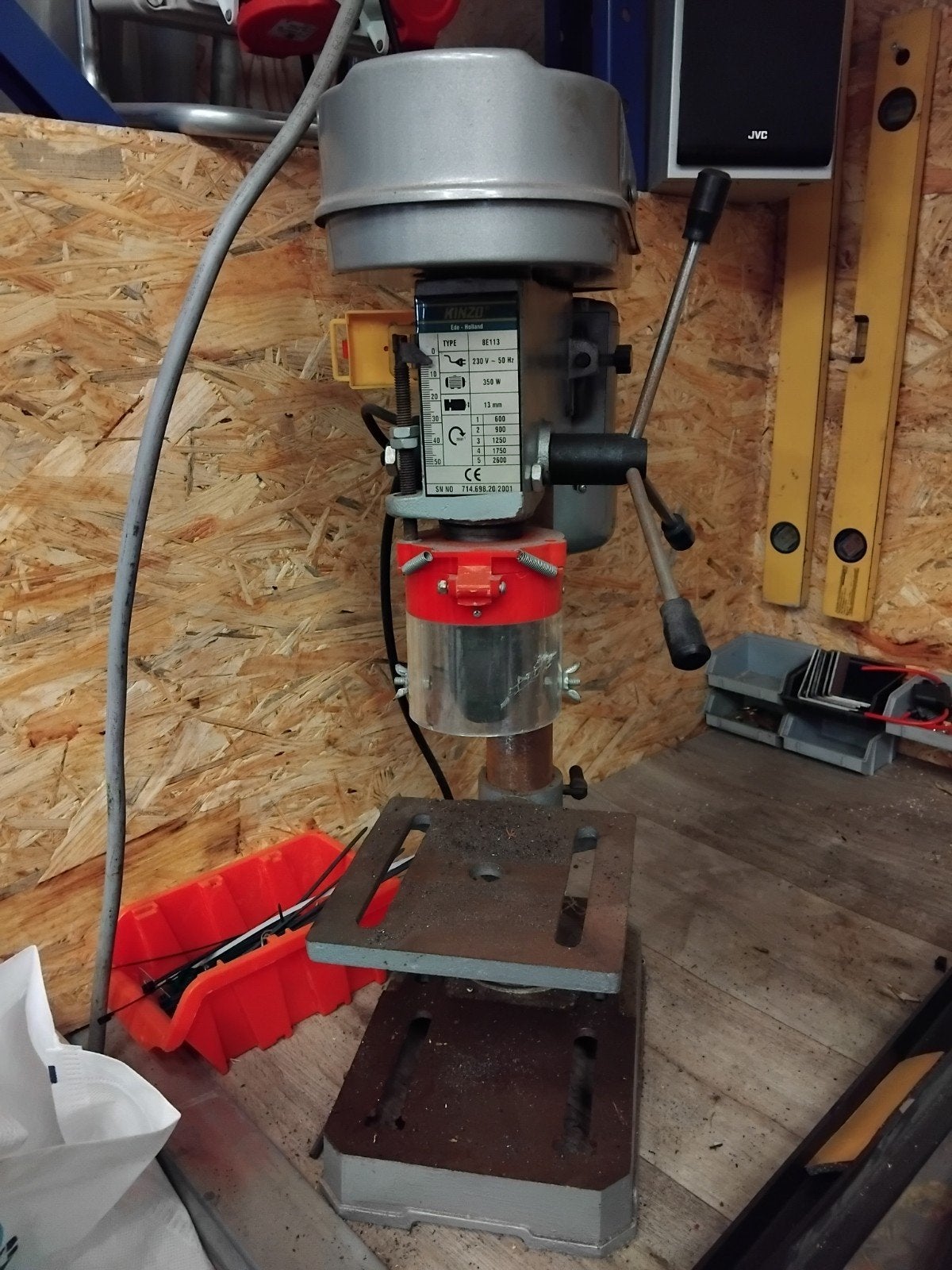 Kinzo kolom boor, Doe-het-zelf en Verbouw, Gereedschap | Boormachines, Ophalen, Kolomboormachine