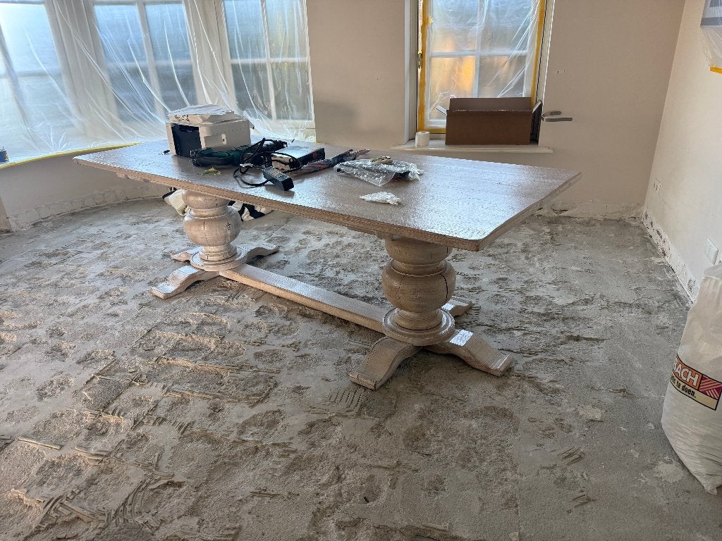 Keukentafel, Ophalen, 100 tot 150 cm, 200 cm of meer, Zo goed als nieuw