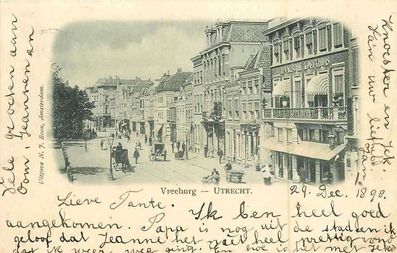 380-658-027 Utrecht Vreeburg, Verzenden, Voor 1920, Utrecht