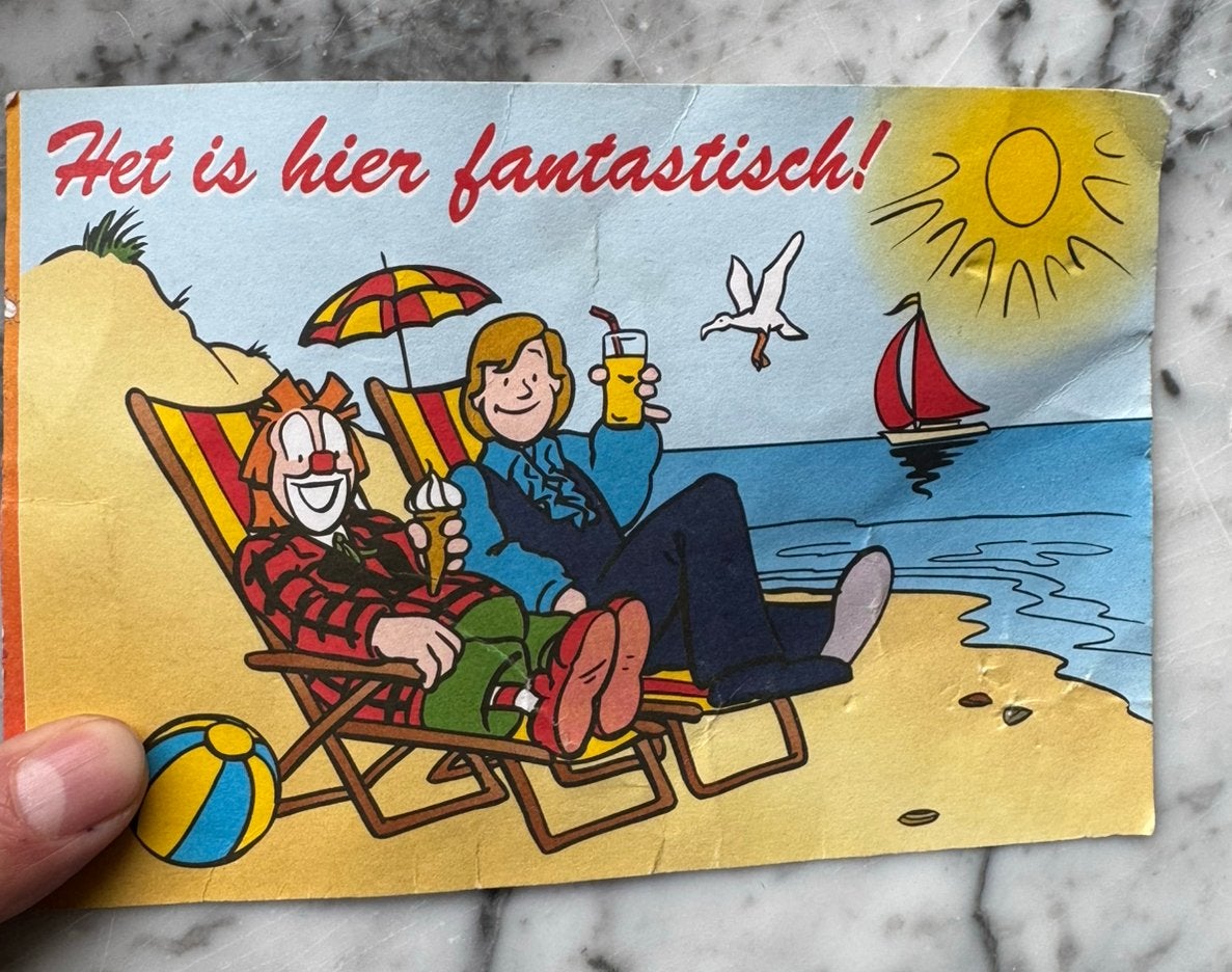 Bassie en Adriaan ansichtkaart, Ophalen of Verzenden