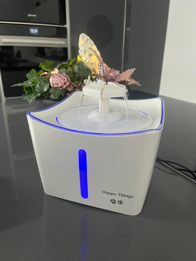 Drinkfontein Kat Hond XL 3L Happy Things, Dieren en Toebehoren, Binderskampweg 29, Top en Toppie BV, Automatisch, Nieuw