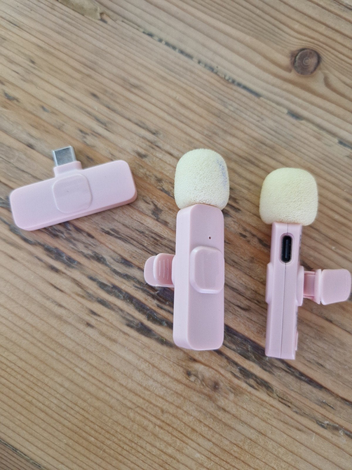 Draadloze telefoon microfoon set (roze), Ophalen, Nieuw, Overige typen, Draadloos