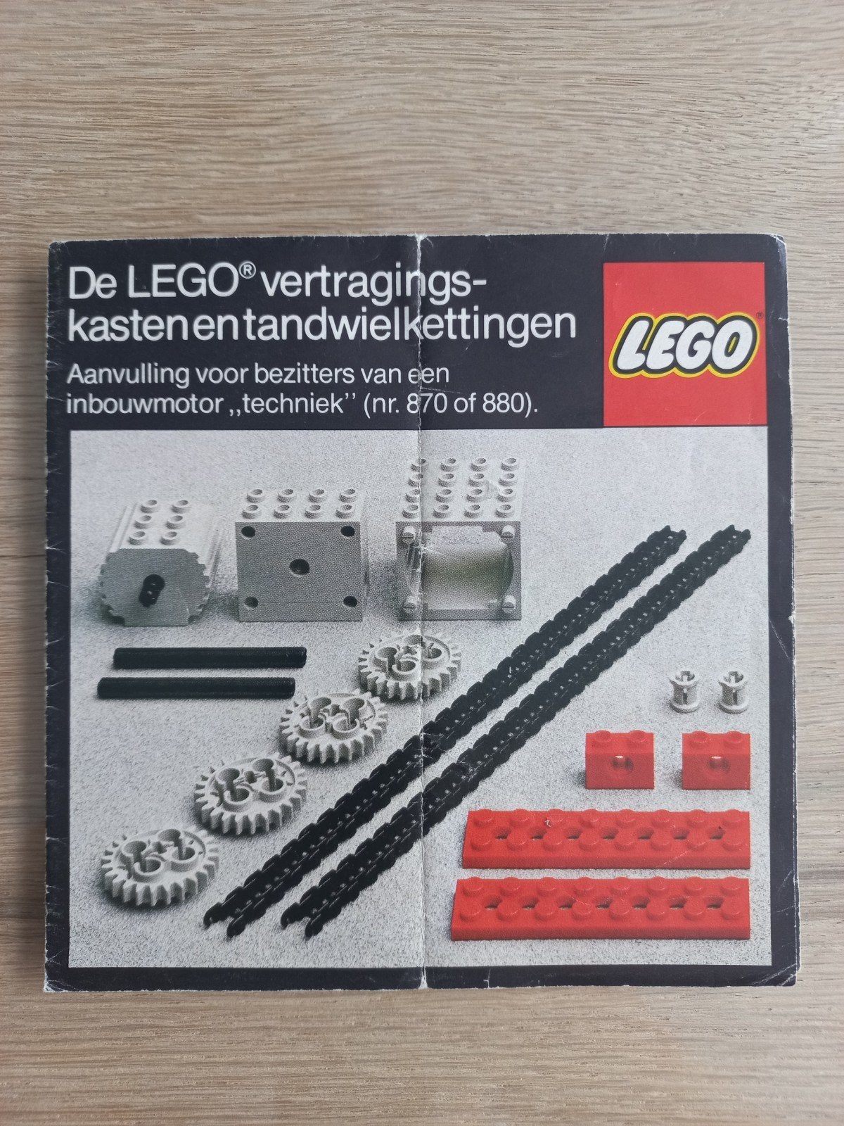 handleiding van LEGO Technic set 872, genaamd De LEGO vertr, Gebruikt, Lego, Overige typen, Ophalen of Verzenden