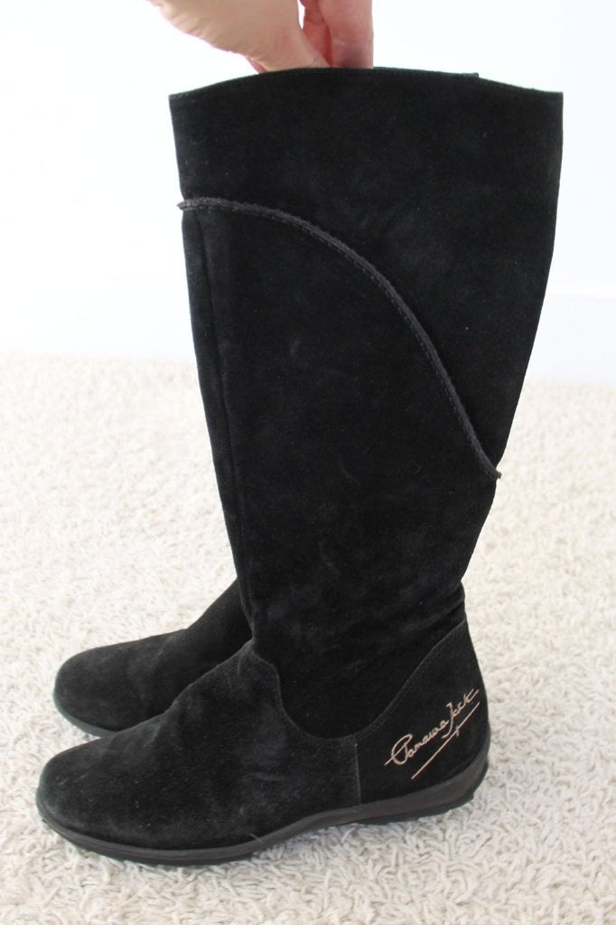 Zeer Mooie Suede Panama Jack Laarzen s27 (Maat 37) € 95,-, Hoge laarzen, Zwart, Ophalen of Verzenden, Zo goed als nieuw