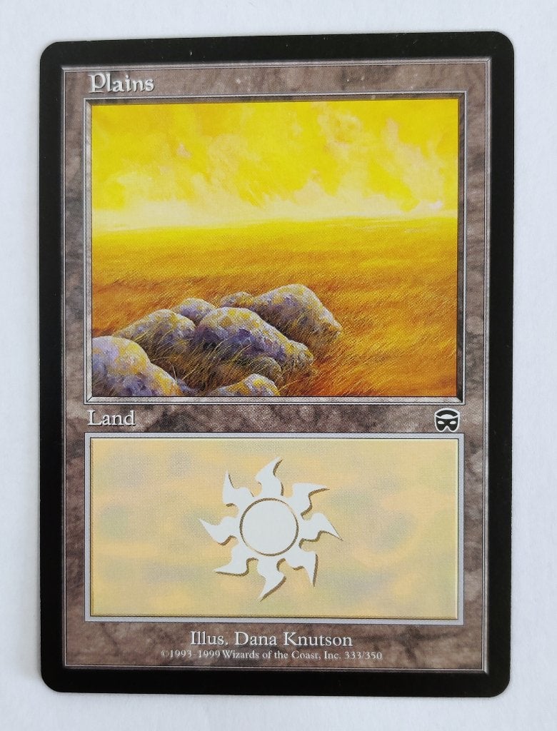 Plains V.3 Mercadian Masques MTG Near Mint, Ophalen of Verzenden, Zo goed als nieuw, Losse kaart
