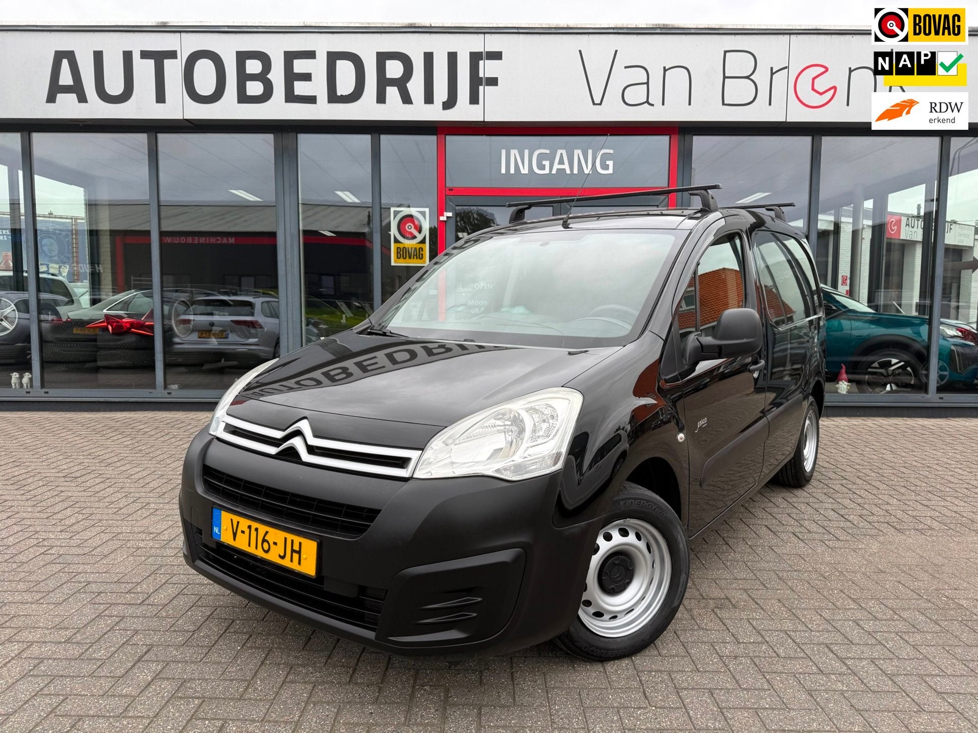 Citroen Berlingo 1.6 BlueHDI 75 Club | 1e Eigenaar | Cruise, Voorwielaandrijving, Stof, Gebruikt, 4 cilinders