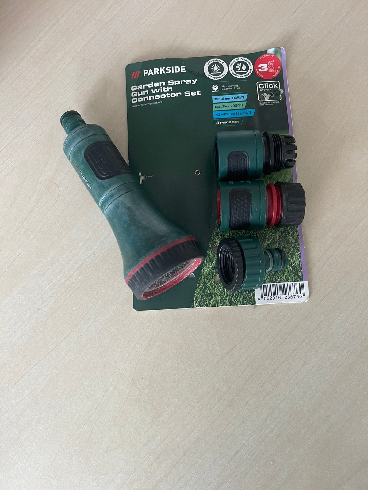 tuinslang sproeierset, Ophalen of Verzenden, Zo goed als nieuw