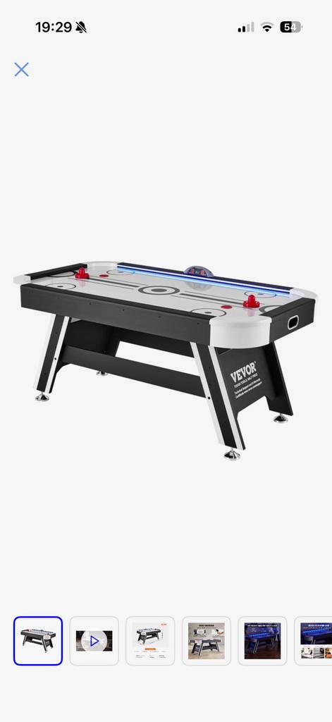 Vevor airhockey tafel, Ophalen, Nieuw