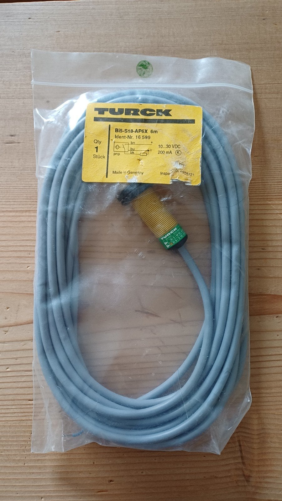Turck BI5-S18-AP6X 6M Inductieve Sensor (Id: 16599) – NIEUW, Ophalen of Verzenden, Nieuw, Overige meters
