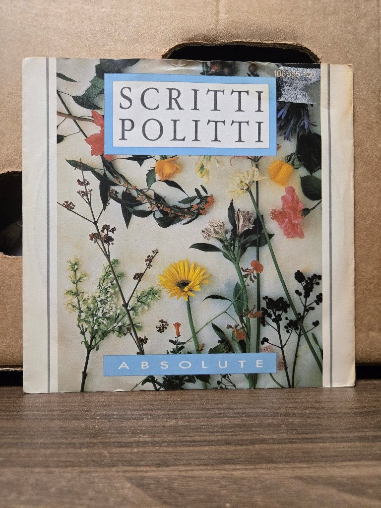 Scritti politti - Absolute, 7 inch, Ophalen of Verzenden, Zo goed als nieuw, Beschermende buitenhoes