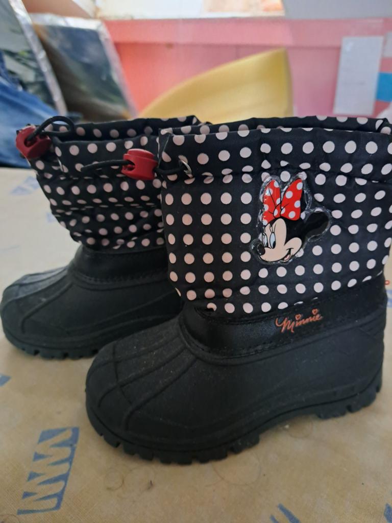 Nieuw Minnie Mouse snowboots donkerblauw mt. 27, Jongen of Meisje, Nieuw, Ophalen of Verzenden, Laarzen