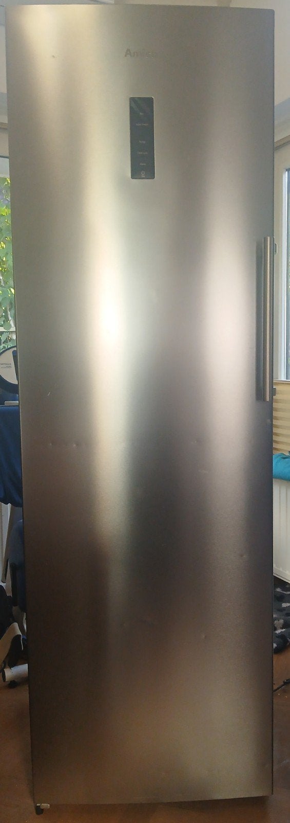 Grote Amica vriezer 185.5cm hoog 274L inhoud, 200 liter of meer, 60 cm of meer, Zo goed als nieuw, Met vriesvak