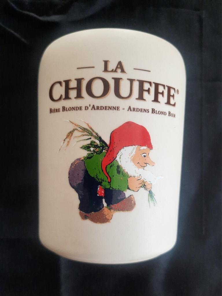 La Chouffe mok / bierpul, Ophalen of Verzenden, Zo goed als nieuw, Pul(len), Overige merken