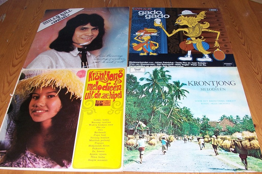 8 LP'S INDIE'SE LP'S 0.A. KRONTJONG MUZIEK, Verzenden, Gebruikt, 12 inch, LP