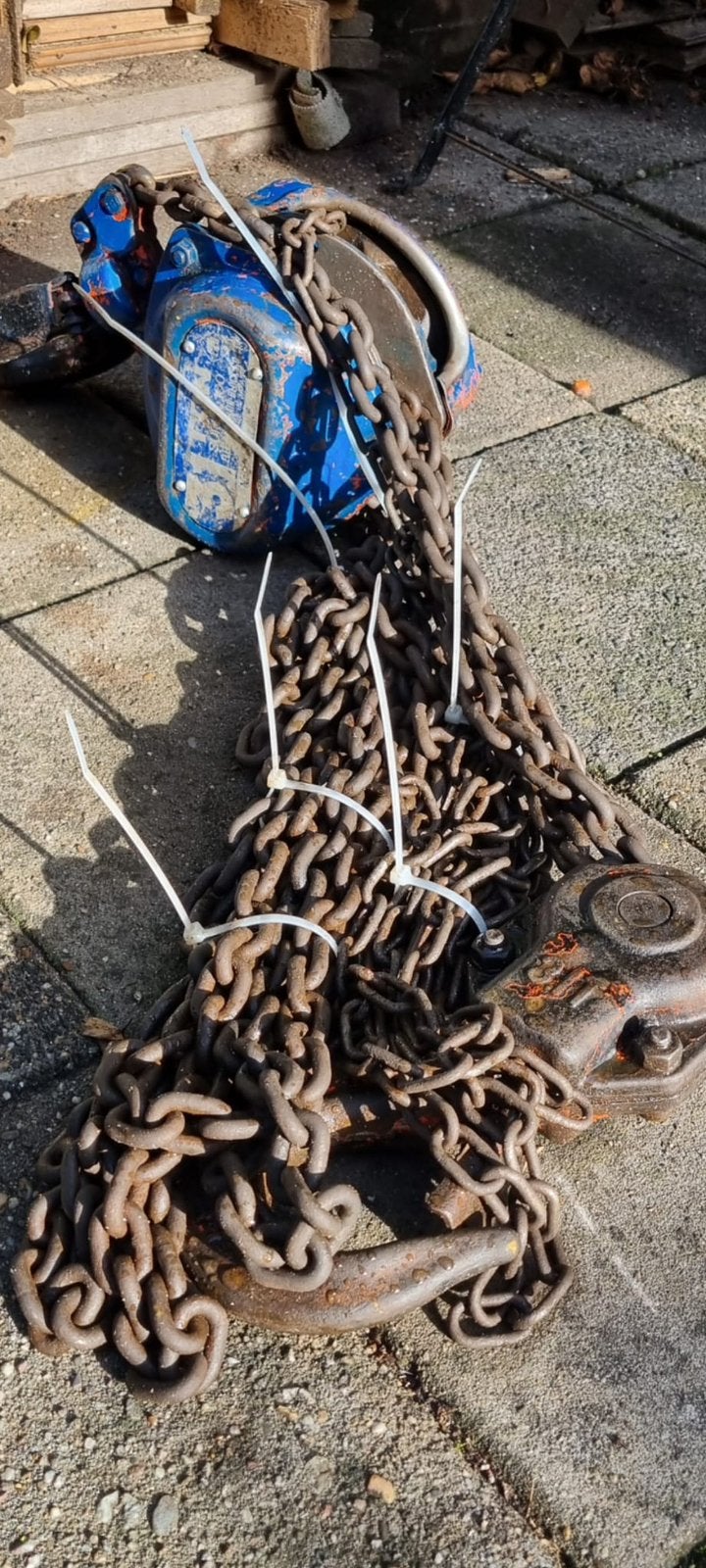 Ketting Takel 3.1 ton, Ophalen, Gebruikt, Handmatig