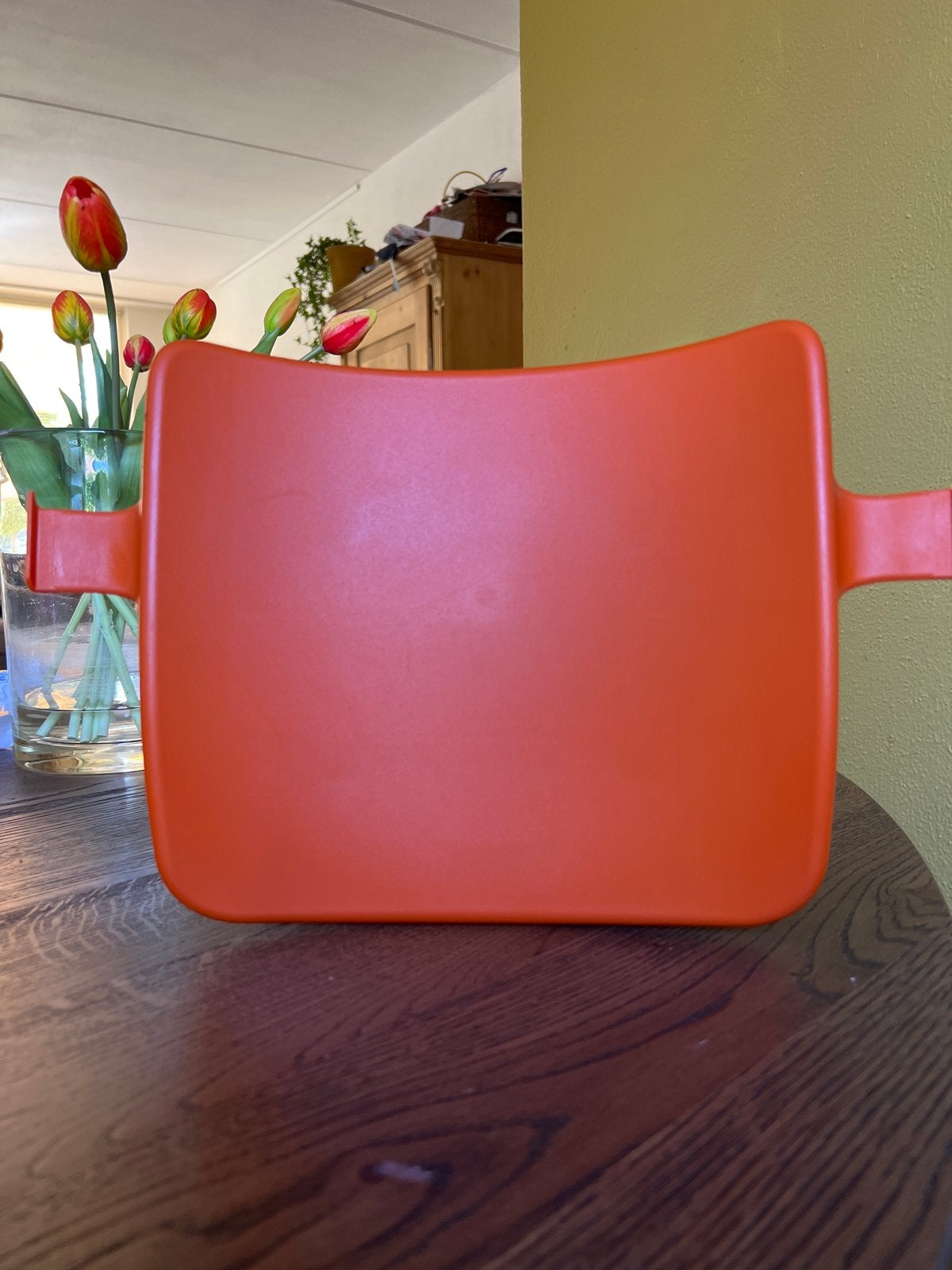 Stokke Tripp Trapp Baby Set - Oranje, Kinderen en Baby's, Kinderstoelen, Ophalen, Gebruikt, Meegroeistoel