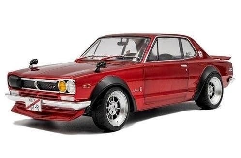 Nissan Skyline (C10) Hakosuka Solido Works '70, rood met., Hobby en Vrije tijd, Solido, Solido, Rue de L' Ecusson 2, 56120 Josselin France