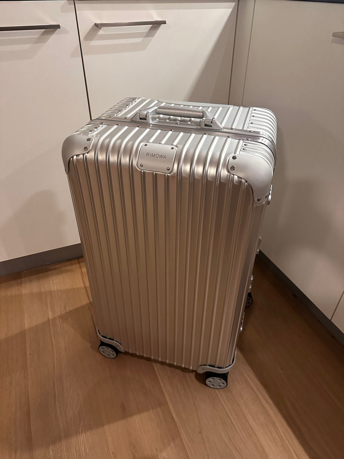 RIMOWA Original Trunk S Zilver - Levenslange Garantie, Sieraden, Tassen en Uiterlijk, 40 tot 60 cm, 30 cm of meer, Nieuw, Ophalen of Verzenden