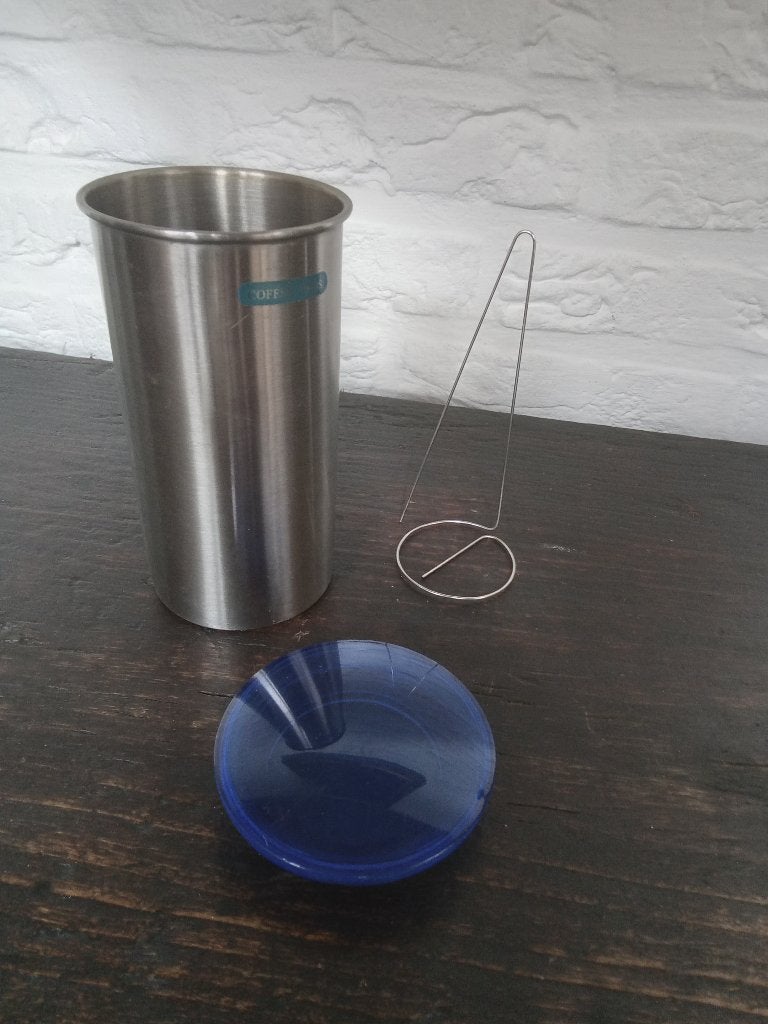 Voorraadbus voor koffiepads, Ophalen of Verzenden, Zo goed als nieuw, Metaal