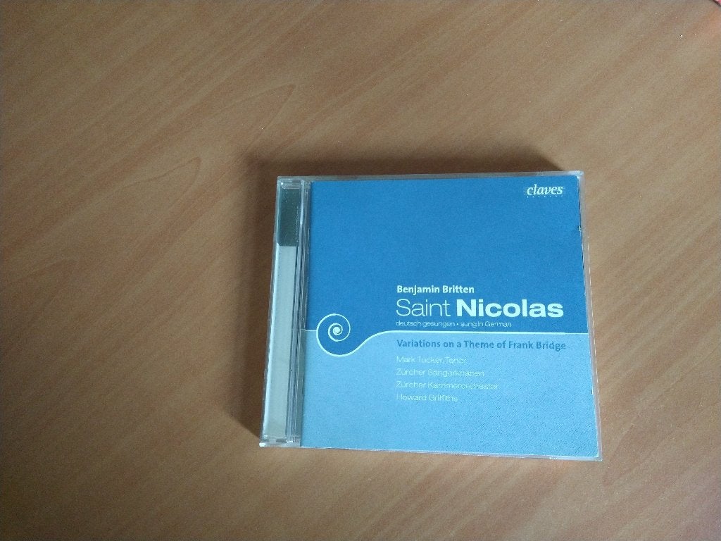 CD Benjamin Britten. Saint Nicolas, Ophalen of Verzenden, Classicisme, Zo goed als nieuw, Kamermuziek