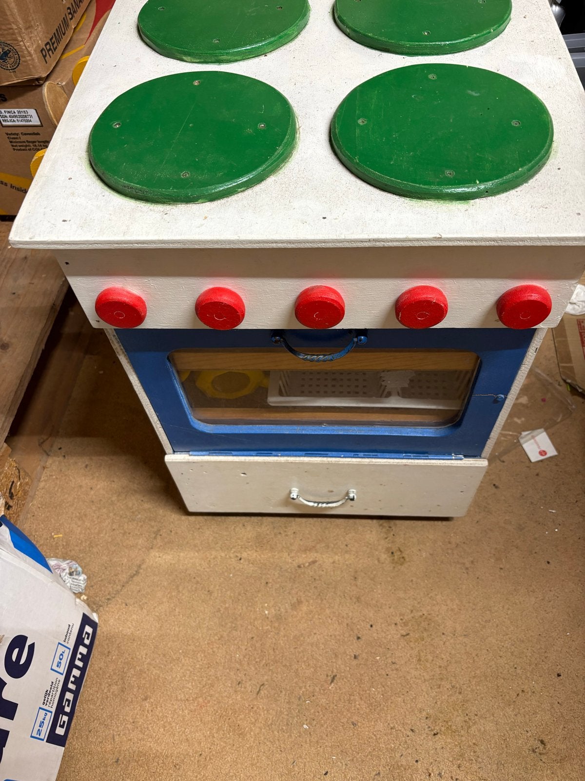 Houten speelkeuken met accessoires, Ophalen, Gebruikt, Jongen of Meisje