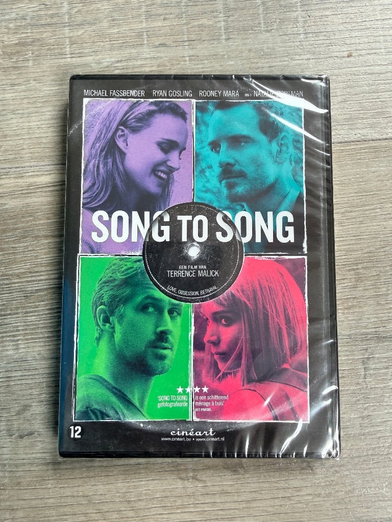 Arthouse DVD Song to Song - Nieuw Sealed Ryan Gosling, Alle leeftijden, Ophalen of Verzenden, Nieuw in verpakking, Overige gebieden