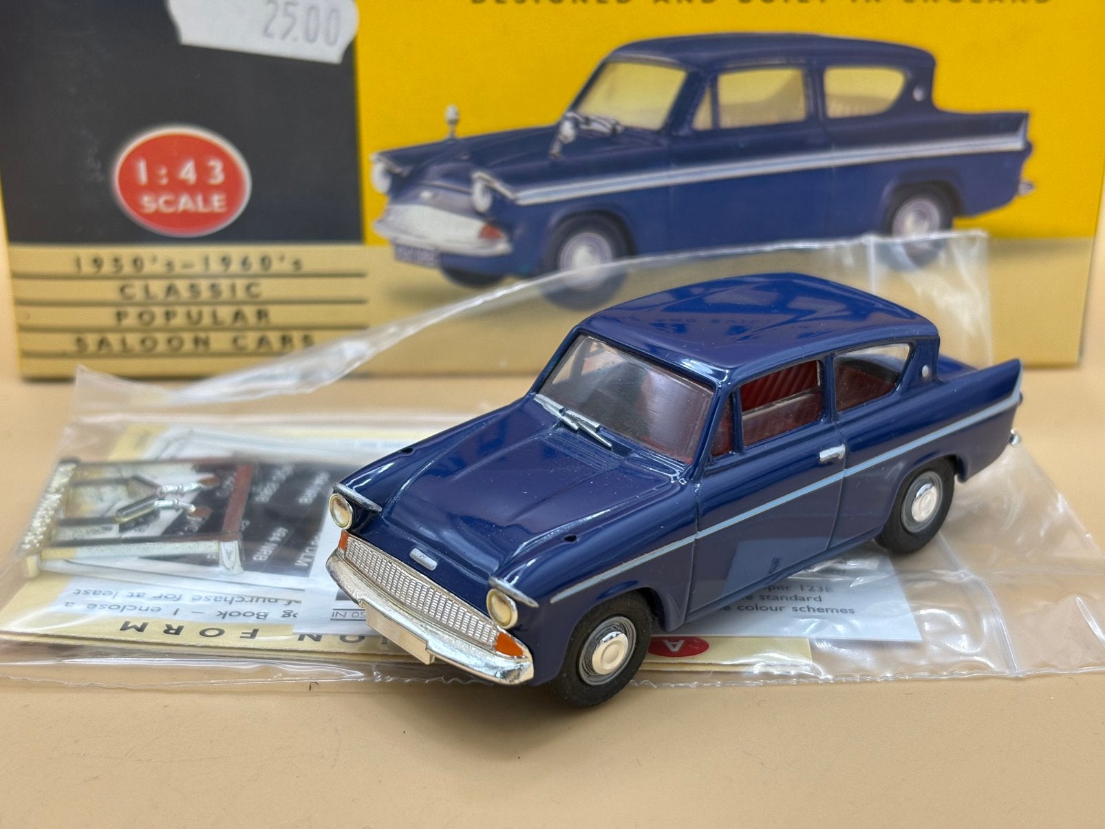Ford Anglia 1/43 Vanguards, Verzenden, Zo goed als nieuw, Auto, Overige merken